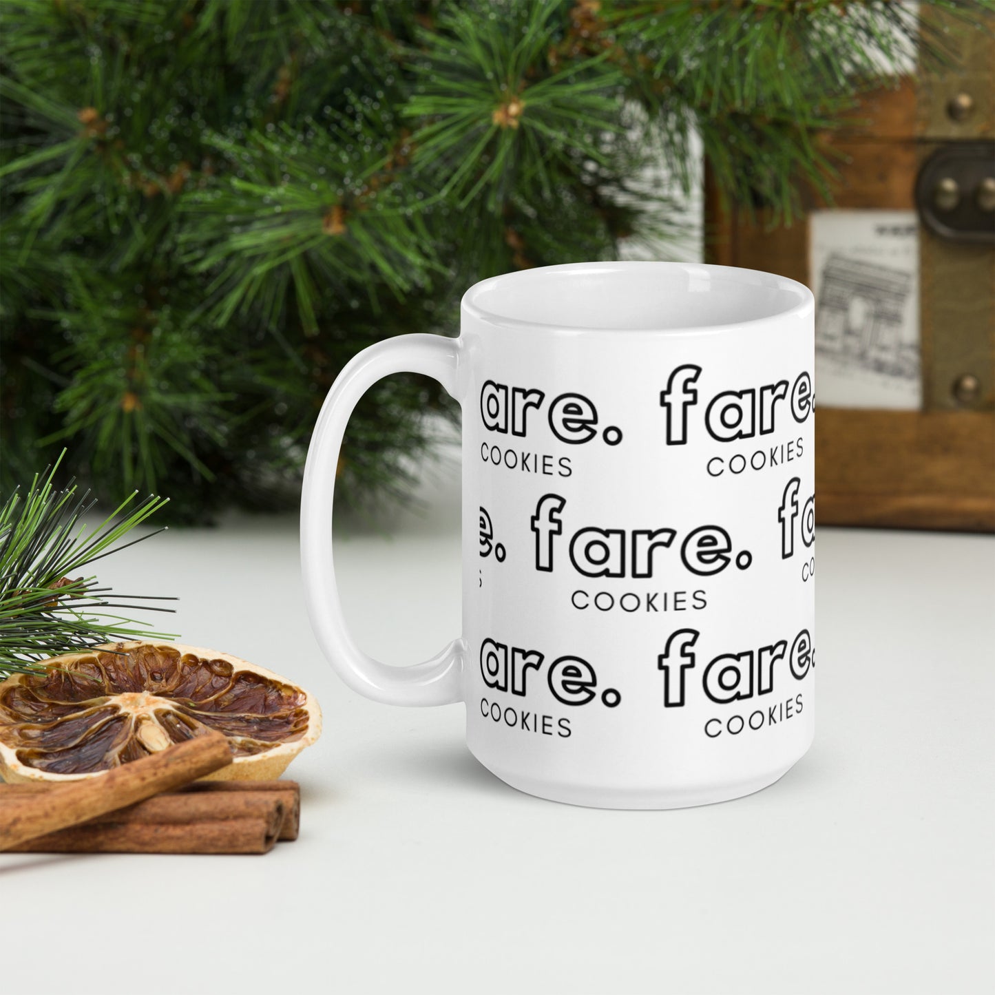 Fare Brand White Glossy Mug